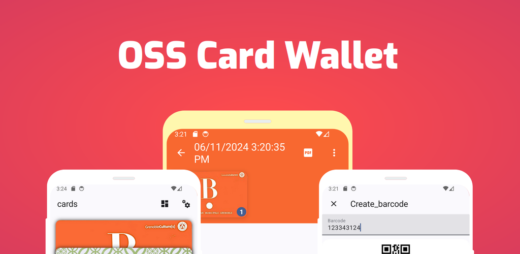 OSS CardWallet feature graphic